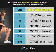TheraFlex Knee & Leg Compression Sleeve Support