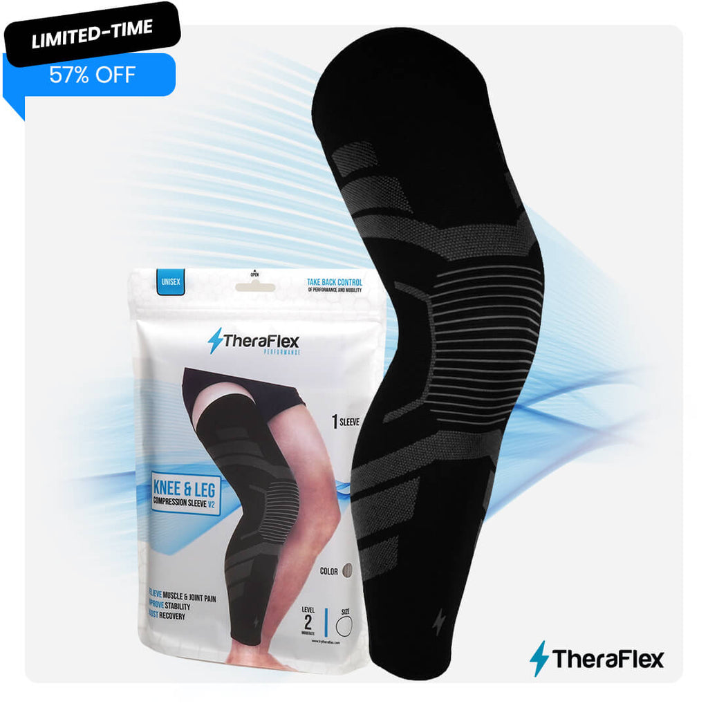 Full Leg Sleeve Compression Leg Sleeve Knee Sleeve Protects Legs Reduces Varicose  Veins And Leg Swelling (pair)